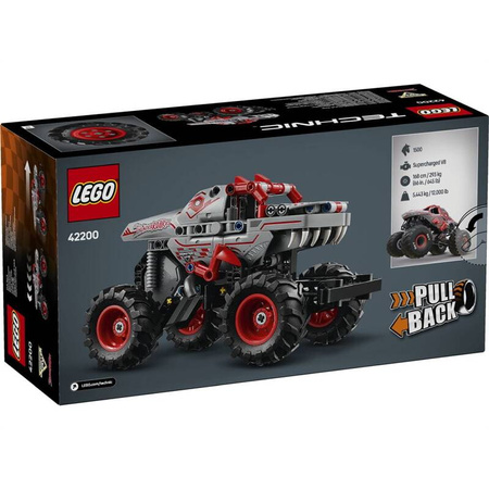 Lego 42200 Technic Monster Jam ThunderROARus z napędem typu pull-back