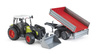 Bruder 02112 traktor claas nectis 267f z ładowarką i przyczepą 021122