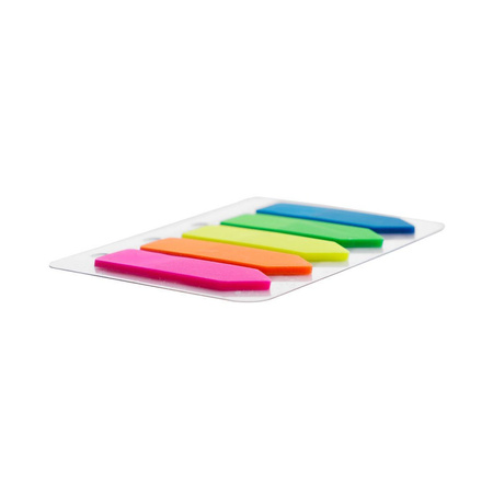 Zakładki indeksujące easy 12*45mm 5*25szt plastik