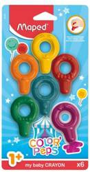 Maped Kredki Baby Colorpeps Early Age 6 kolorów 638063