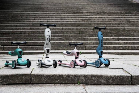 SCOOTANDRIDE Highwaykick 1 2w1 Jeździk i hulajnoga 1-5 lat Forest  962698