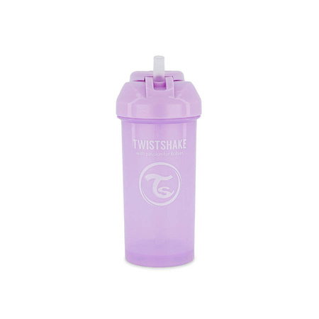 Twistshake Bidon Straw Cup 360 ml 6+m Pastel Purple 78591