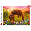 Puzzle Trefl 500 Konie na łące 374513