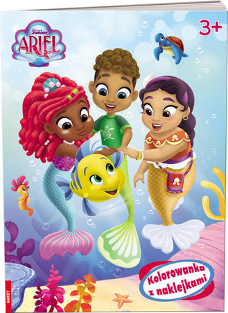 Książeczka DISNEY ARIELKA KOLOROWANKA Z NAKLEJKAMI 344870