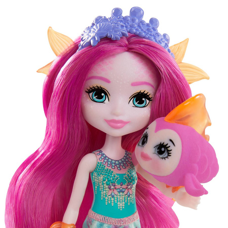 Enchantimals GYJ02 Maura Mermaid + Glide + zwierzątko 972641