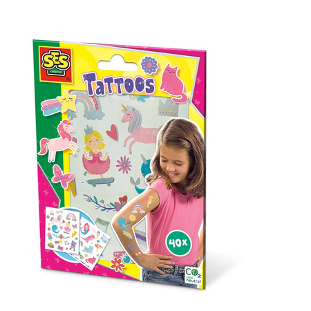 Ses Creative Tatuaże dla dziewczynek 40szt 146733