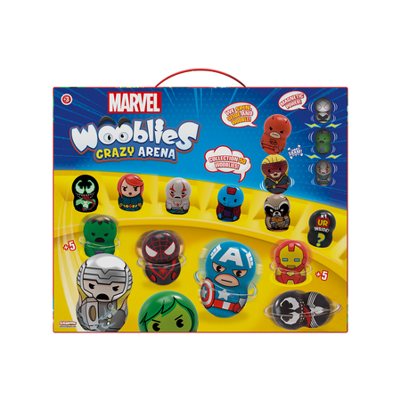 Wooblies Marvel - arena + 2 wyrzutnie + 4 fig 093779