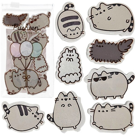 GUMKI DO ŚCIERANIA 8szt PUSHEEN 652028