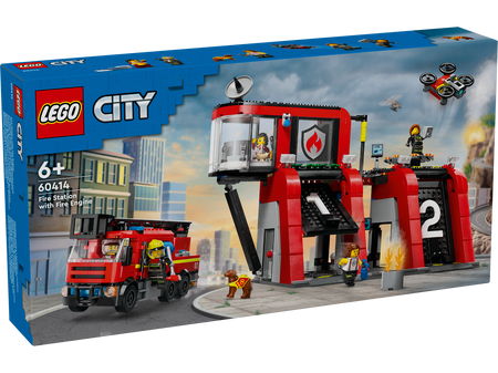 Lego 60414 City Remiza strażacka z wozem strażackim
