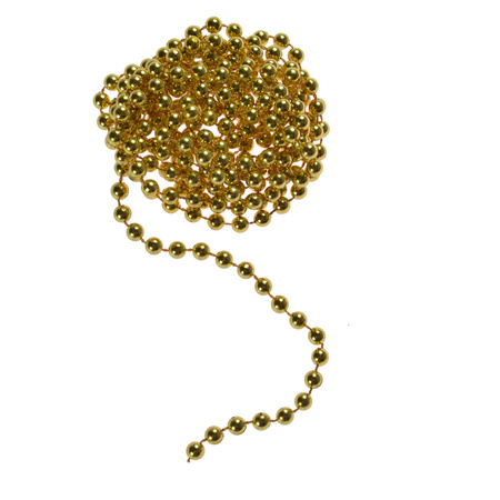 Łańcuch perełki 8 mm złoty 227056