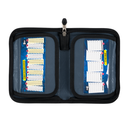 Piórnik dwuklapkowy bez wyposażenia pc-03 stright reflective aliens/od