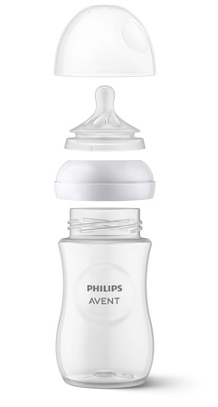 Avent Różowa Responsywna Butelka Natural 260 ml 989653