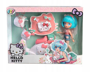 Hello Kitty Lalka Manga Pretty Pink Scooter 194095