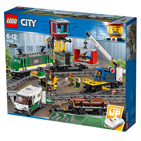 Lego 60198 city pociągi pociag towarowy