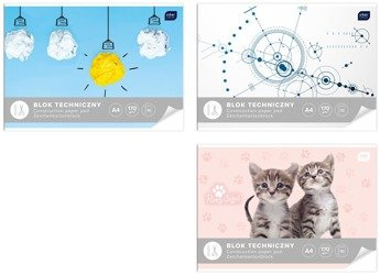 Blok techniczny in a4 10k biały 070005 /10/