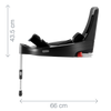 Britax Romer Baby Safe 3 i-Size fotelik samochodowy, zestaw z bazą ISOFIX ~0-13 kg | Midnight Grey