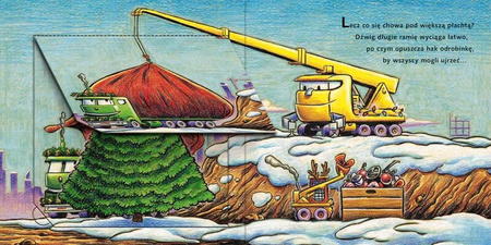 Choinkowy plac budowy Książka z okienkami 141071