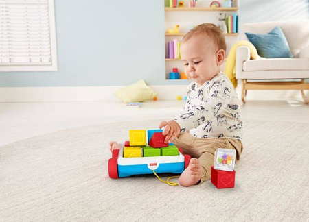 Fisher price klocki aktywizujące do ciągnięcia gjw10