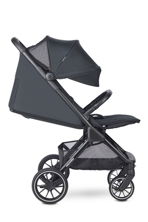 Easywalker Jackey2 XL Przestronny, samoskładający się wózek spacerowy z kołami XL Midnight Black 117011