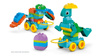 Lego 10451 Duplo 3 w 1 dinozaury na kółkach 816647