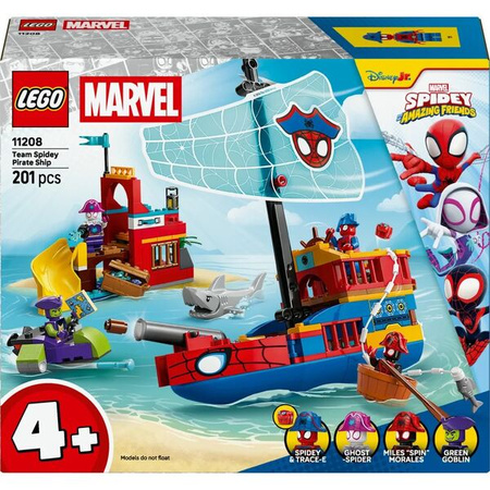 LEGO 11208 SPIDEY Statek piracki drużyny Spidey 063491
