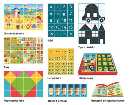 Clementoni uczę się bawiąc-matematyka w kostce 506071 