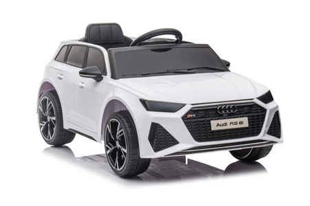 Auto na akumulator Audi RS6 BRD-2118 Biały 995907