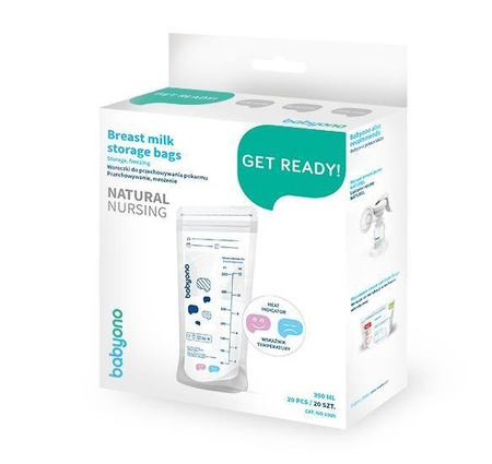 Babyono woreczki do pokarmu ze wskaźnikiem temp. Natural nursing 407042