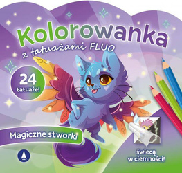 Kolorowanka Fluo Magiczne stworki 078893
