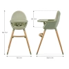 Kinderkraft Fini 2 Green Krzesełko do karmienia 924516