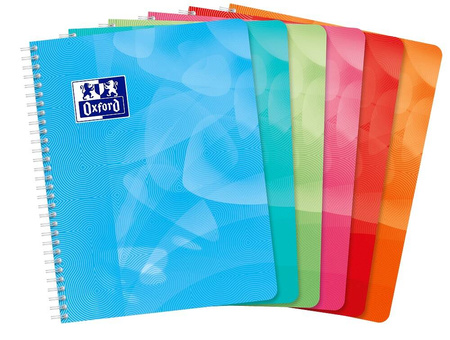 Kołozeszyt Oxford 17x22 A5 80k 90g Lagon PP 2 spirale 096636