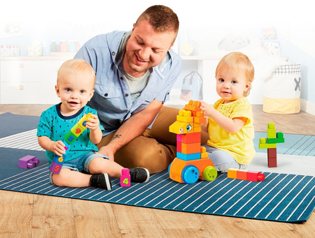 Mega bloks gfg19 żyrafka klocki licz i jedź