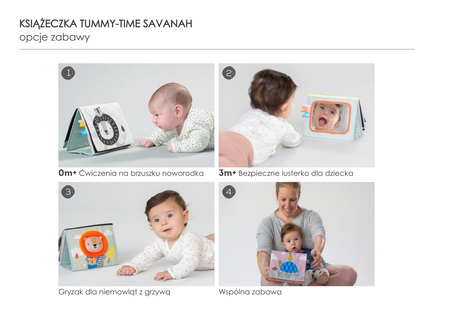 Taf Toys Książeczka Tummy Time Savannah 127057
