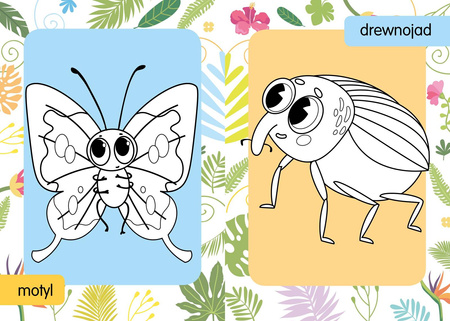 Kolorowanka z tatuażami Owady 073966