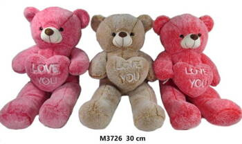 Plusz miś z sercem 30cm 166371