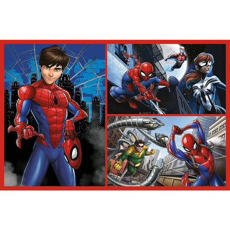Puzzle Trefl 2x70 Pajęcze historie Marvel The Spiderman 344431