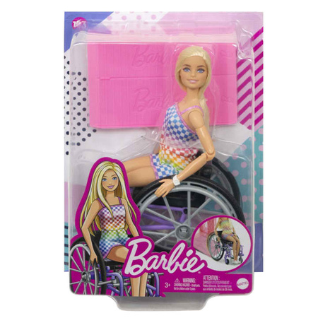 Barbie HJT13 Lalka na wózku inwalidzkim 094127