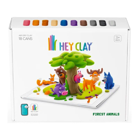 Hey Clay Masa Plastyczna Zwierzęta Leśne 600224