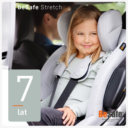 BeSafe Stretch Anthracite Mesh Fotelik samochodowy RWF do 125cm 016821