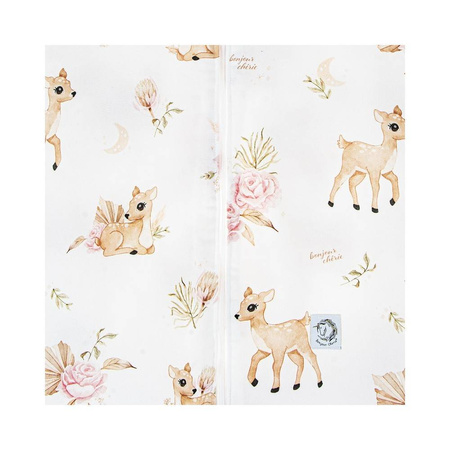 Bambusowy śpiworek niemowlaka mały 0-6m Sarenki 40x60cm 417562