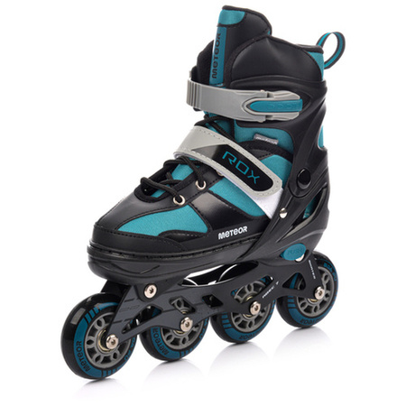 Rolki Meteor Rox S 30-33 turkusowy 000742