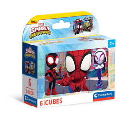 Clementoni Cubi Klocki 6 Spidey&His amazing friends 406616