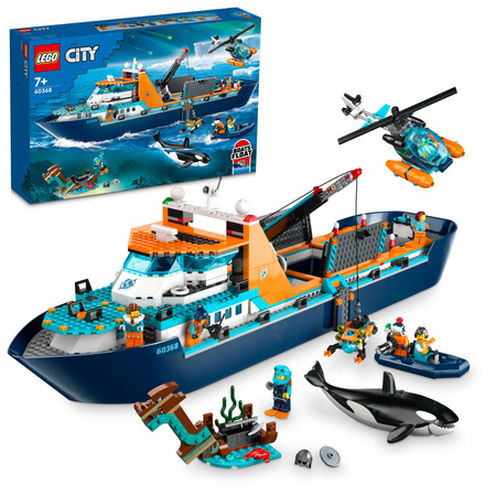 Lego 60368 City Łódź badacza Arktyki 
