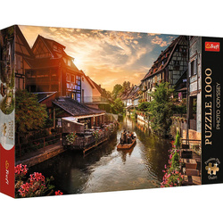 Puzzle Trefl 1000 Premium Plus Photo Odyssey Mała Wenecja w Colmar Francja 108163