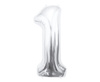 Balon foliowy B&C Cyfra 1 srebrna 85 cm 109412