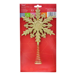 Śnieżynka choinkowa - szpic złota 225885