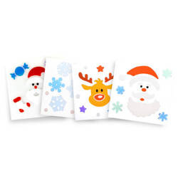 Świąteczne naklejki żelowe 207825