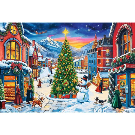Puzzle Trefl 300 Easy Piece Świąteczne miasteczko 231045