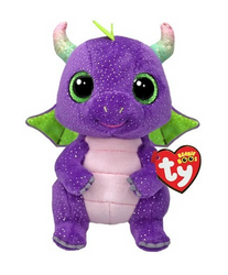 Smok Fioletowy Daphne Pupilki TY - 15cm 373628