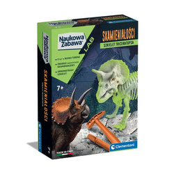 Clementoni Naukowa zabawaTriceratops fluo 508600